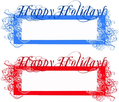 winter holiday frame for your greetings of christmas and new year eve