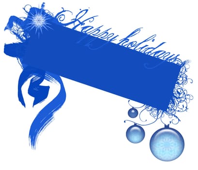 winter holiday frame for your greetings of christmas and new year eve