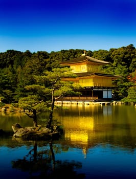 From Kyoto, Japan, the Golden Temple.