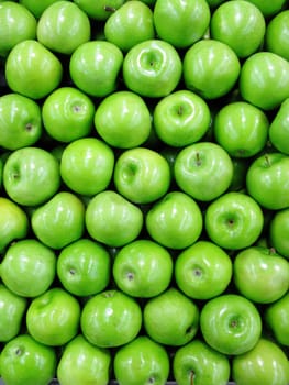 photo of green apples at marketplace