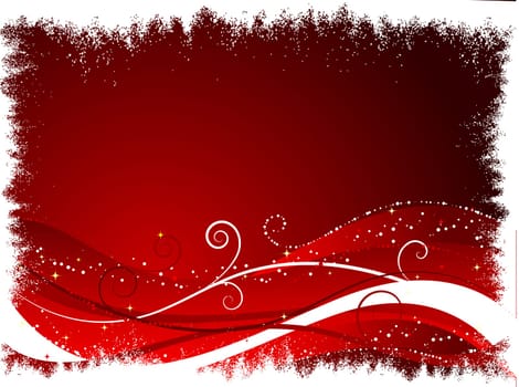 Decorative winter grunge background