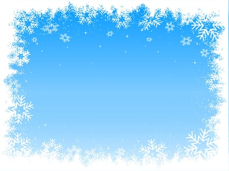 Decorative winter grunge background