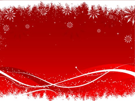 Decorative winter grunge background