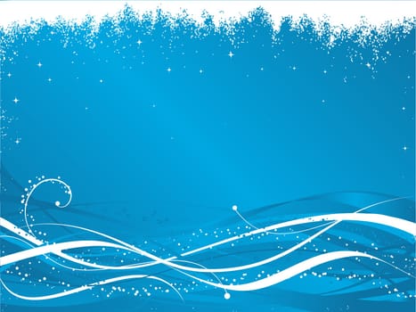 Decorative winter grunge background