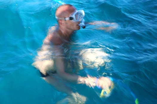 Snorkeling in the Indian ocean - Maldives