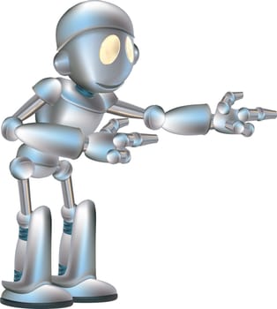 A very cute robot character, available in several poses