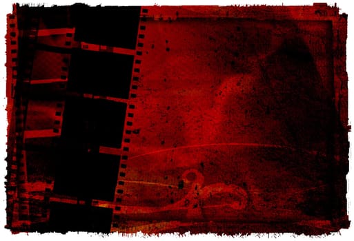 Great film frame for textures and backgrounds-with space for your text and image