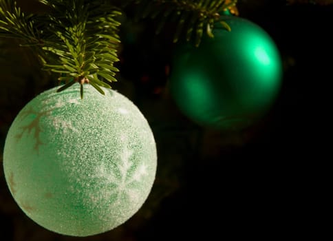 With space for a Christmas greeting