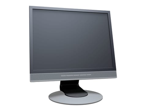 3d rendered illustration of a computer monitor