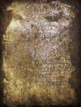 2d illustration of an old paper texture