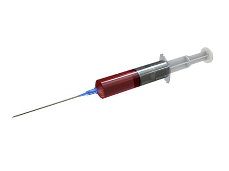 3d rendered illustration of an injection