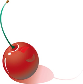 Illustration of red cherrys