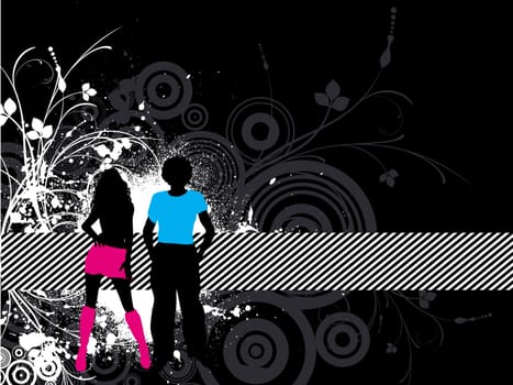 Abstract grunge background