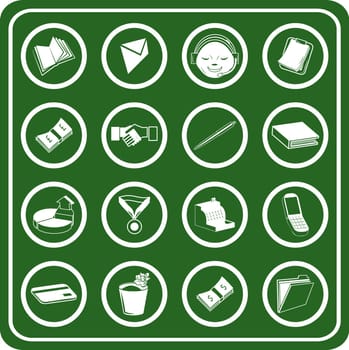 a set of  Business and office icons.