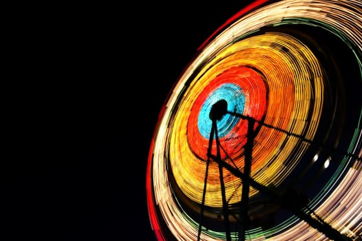 Big dipper's lights at night