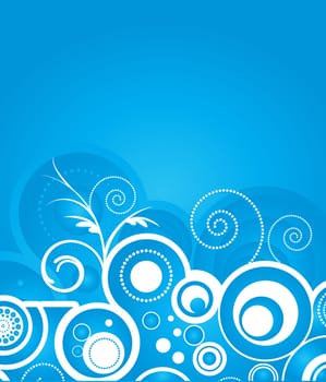 Retro styled abstract background