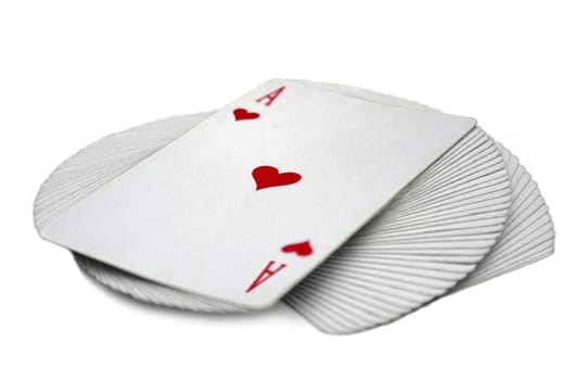 Fan from playing cards