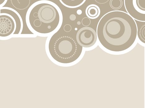 Retro styled abstract background