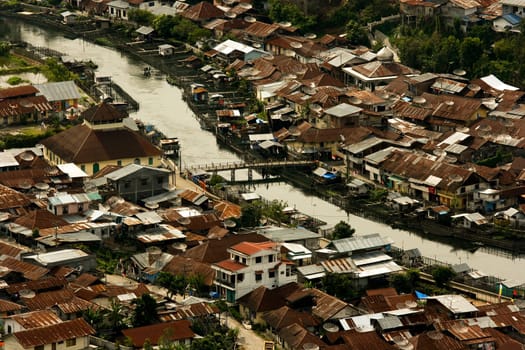 little village in aceh, takengon, indonesia