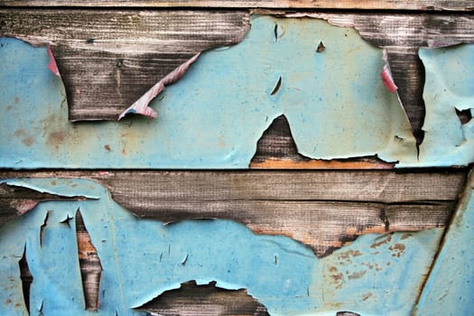 Peeling Paint on Wood Study found at old dissused Train Station