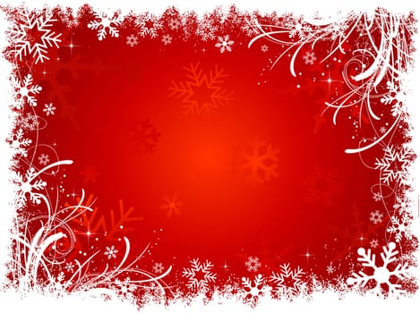 Decorative winter abstract