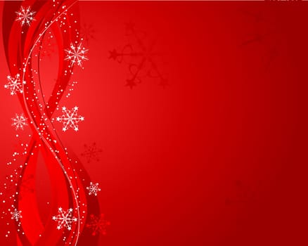 Decorative winter abstract