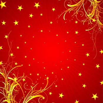 Decorative starry background