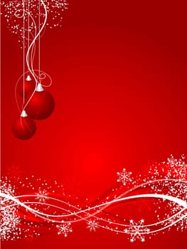 Decorative winter abstract background