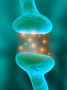 3d rendered anatomy illustration of an active receptor