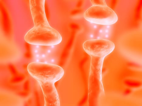3d rendered illustration of an active receptor