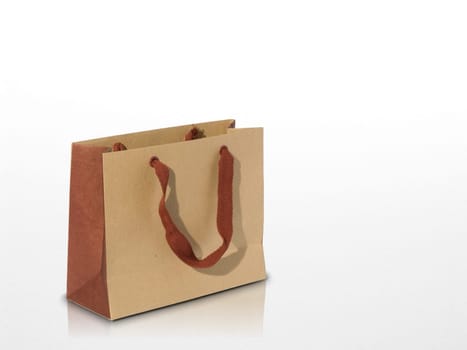 two ecological shopping bag on a white grey background one is blurred