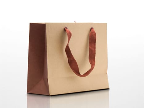 two ecological shopping bag on a white grey background one is blurred
