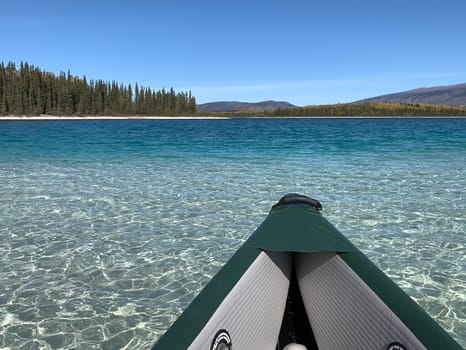 Canoeing the Bluewater on Boya Lake in Canada
