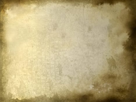 2d illustration of an old paper texture