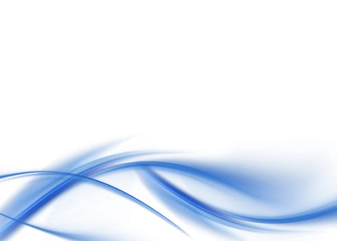 abstract composition with flowing design