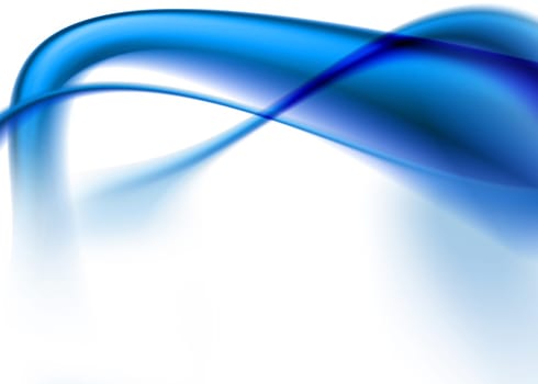 abstract composition with flowing design