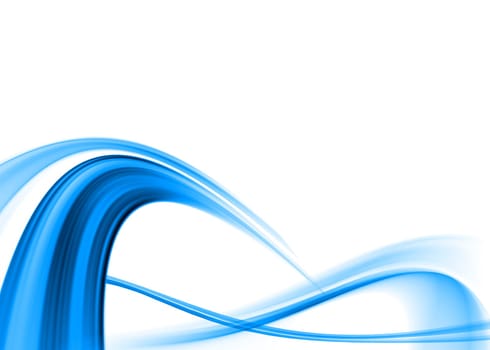 abstract composition with flowing design
