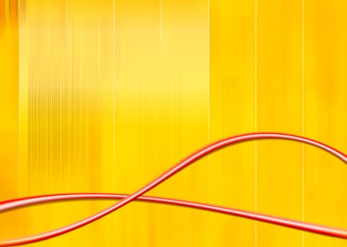 abstract composition with flowing design