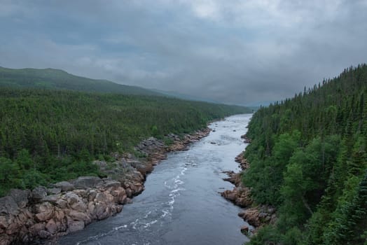 Pinware River flows in the Mists of Labrador and Newfoundland