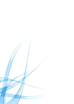 abstract composition with flowing design