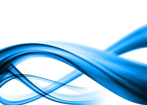 abstract composition with flowing design
