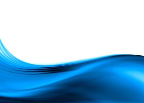 abstract composition with flowing design