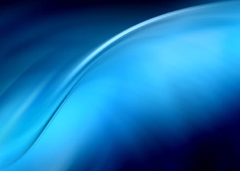 abstract composition with flowing design