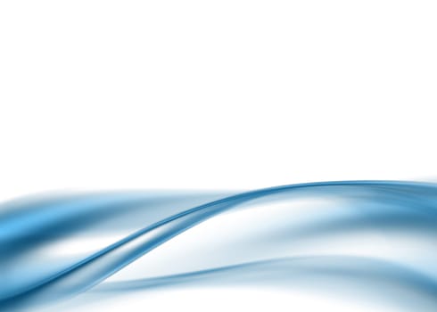 abstract composition with flowing design