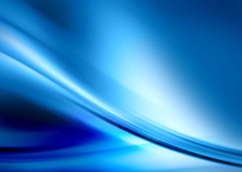 abstract composition with flowing design