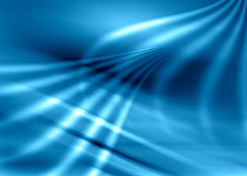 abstract composition with flowing design
