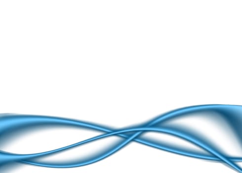 abstract composition with flowing design