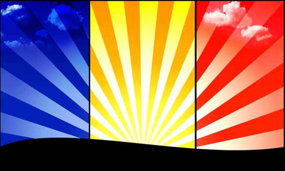 computer generated vector background