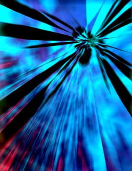 Abstract colorful background - techno pattern