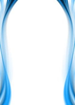 abstract composition with flowing design